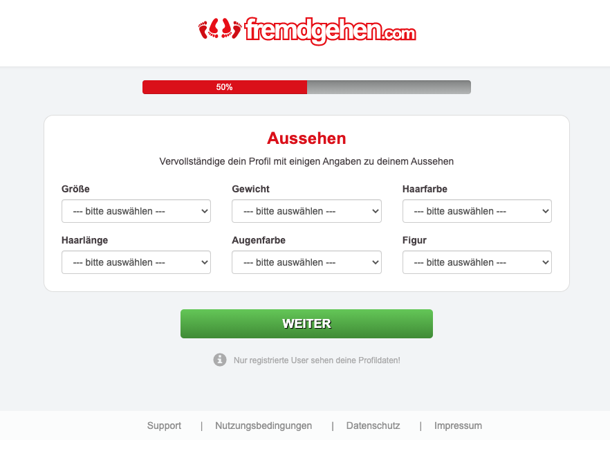 Kostenlose Registrierung